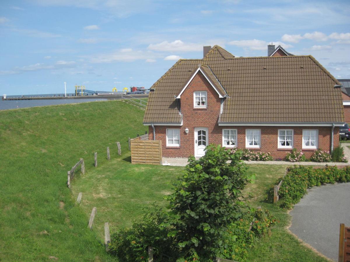 Direkt Am Deich - Ferienwohnung Amrum Im Gaestehaus Am Badedeich Dagebüll 外观 照片