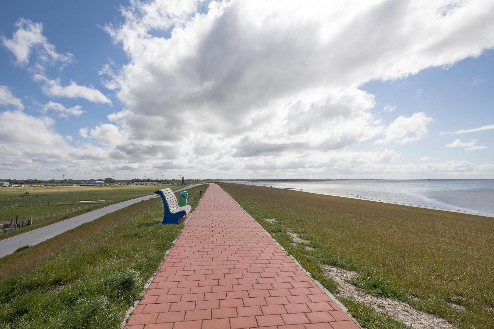 Direkt Am Deich - Ferienwohnung Amrum Im Gaestehaus Am Badedeich Dagebüll 外观 照片